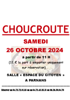 AFFICHE CHOUCROUTE A EMPORTER 10 2024