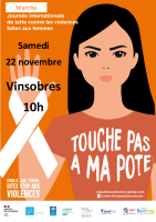 Affiche marche Vinsobres 22 novembre