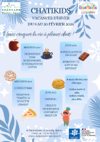 Affiche Vacances de février 2026